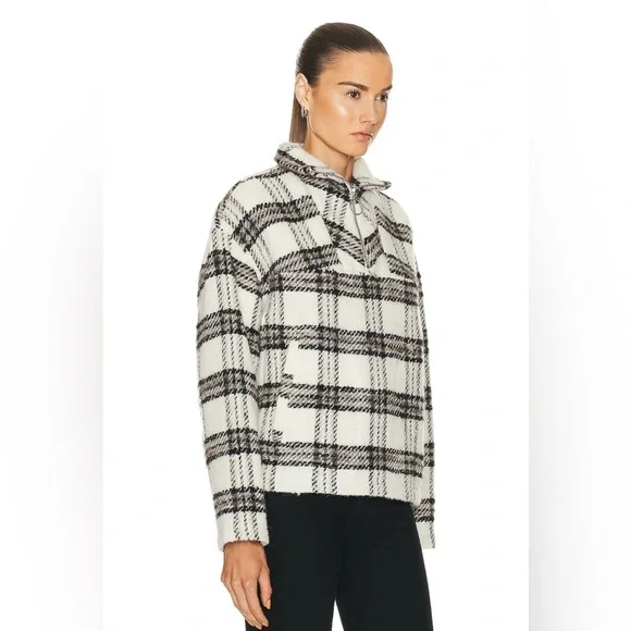 NWT IRO Bika Plaid Jacket – Size 34 (US 2) - Picture 6 of 15